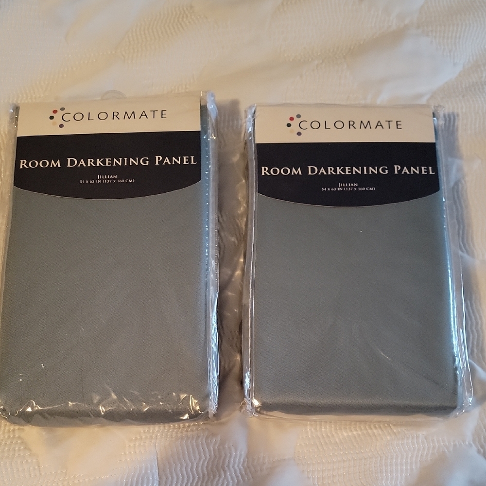 Colormate Room Darkening Panel in Blue